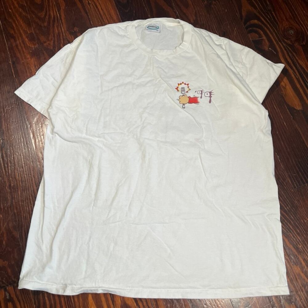 Jostens XL Y2K Graphic T Shirt White Boxy